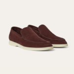 Pantofi Loro Piana Summer Warm Grey Brown - imagine 5
