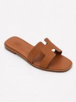 Papuci Hermes Oran ,Brown