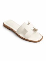 Papuci Hermes Oran , White