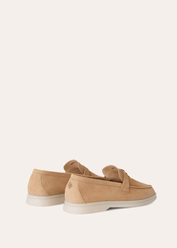 Pantofi Loro Piana Summer Charms Walk Suede Cashmere - imagine 4