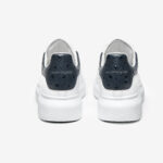Alexander McQueen Oversized Sneaker White/Grey, vedere din spate