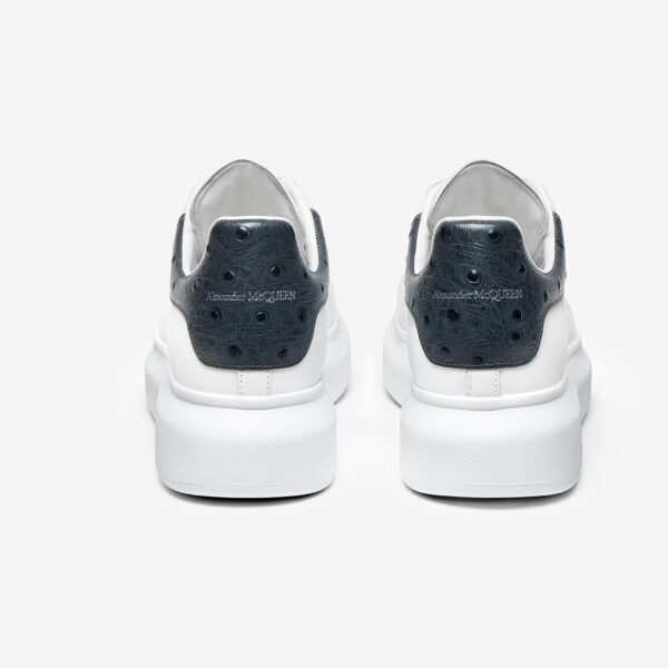Alexander McQueen Oversized Sneaker White/Grey, vedere din spate