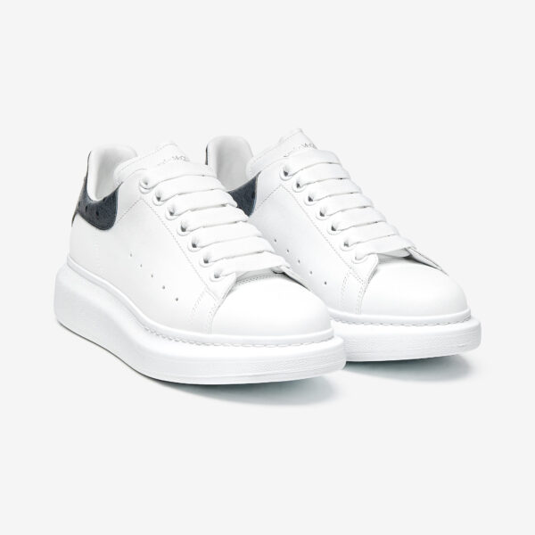 Alexander McQueen Oversized Sneaker White/Grey, vedere din față