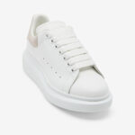Alexander McQueen Oversized Sneaker White/Patchouli, vedere din față