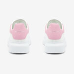 Alexander McQueen Oversized Sneaker White/Pink, vedere din spate