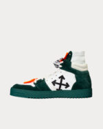 Off-White 3.0 Off Court Forest Green / White - Profil interior spre stânga