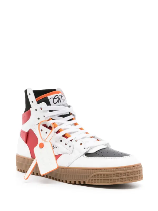Off-White 3.0 Off Court Red / White - trei sferturi din față