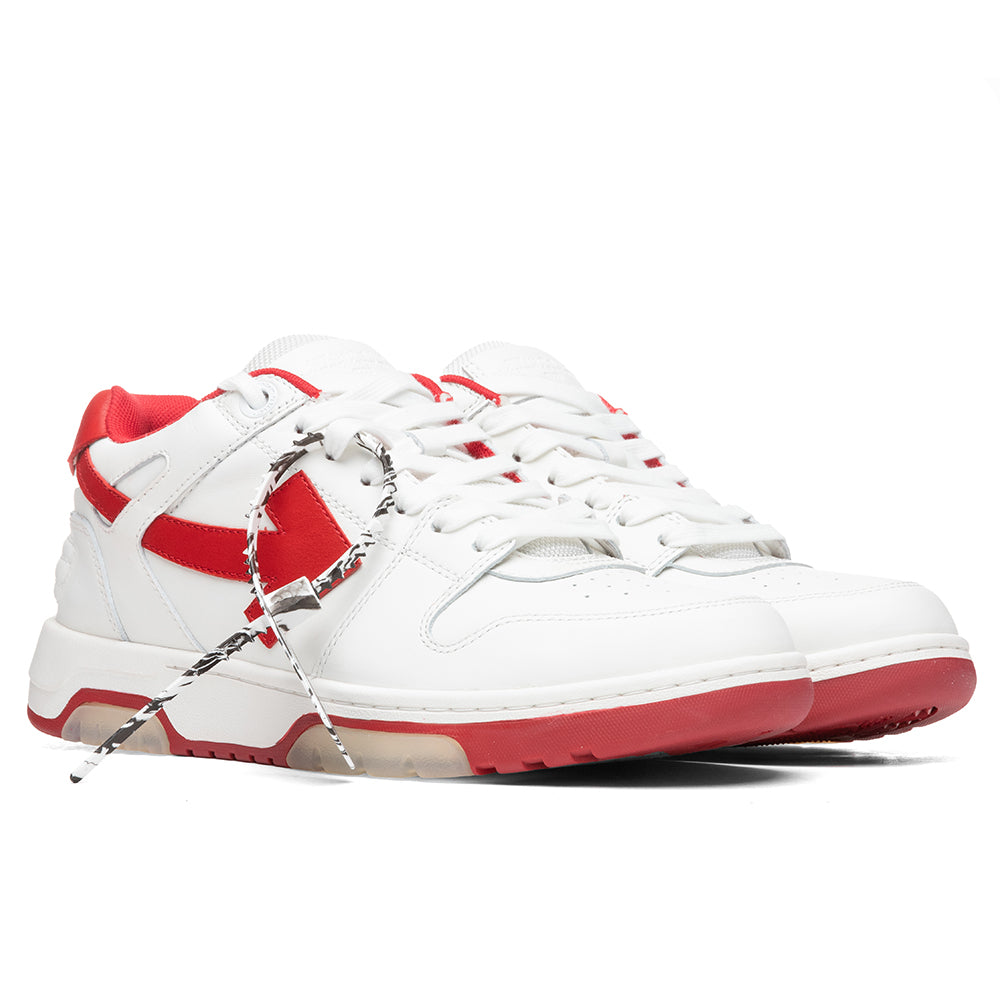 Off-White Out Of Office White / Red - pereche, trei sferturi din față