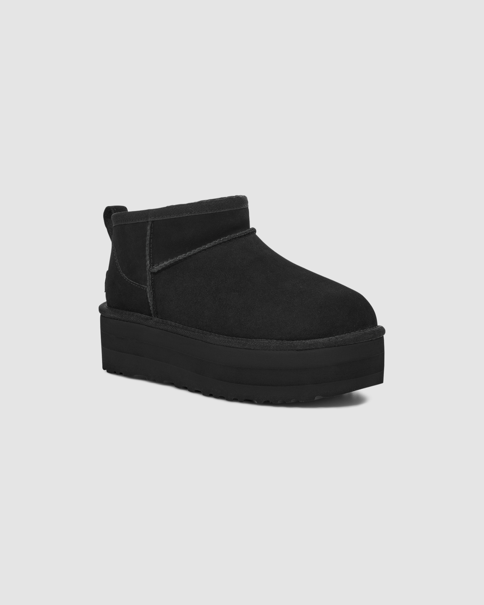 UGG Classic Ultra Mini Platform Black, vedere din față