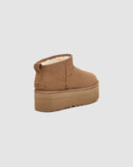 UGG Classic Ultra Mini Platform Chestnut, vedere din spate