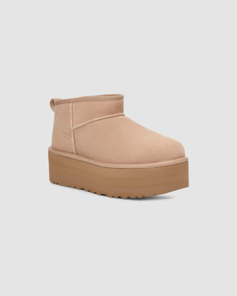 UGG Classic Ultra Mini Platform Sand, vedere din față