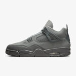 Air Jordan 4 Paris Olympics Wet Cement - vedere laterală