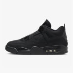 Air Jordan 4 Retro Black Cat 2025 - vedere laterală