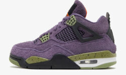 Air Jordan 4 Retro "Canyon Purple" - vedere laterală
