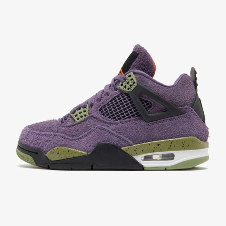 Air Jordan 4 Retro "Canyon Purple" - vedere laterală
