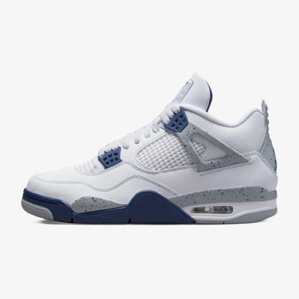 Air Jordan 4 Retro Midnight Navy - vedere laterală