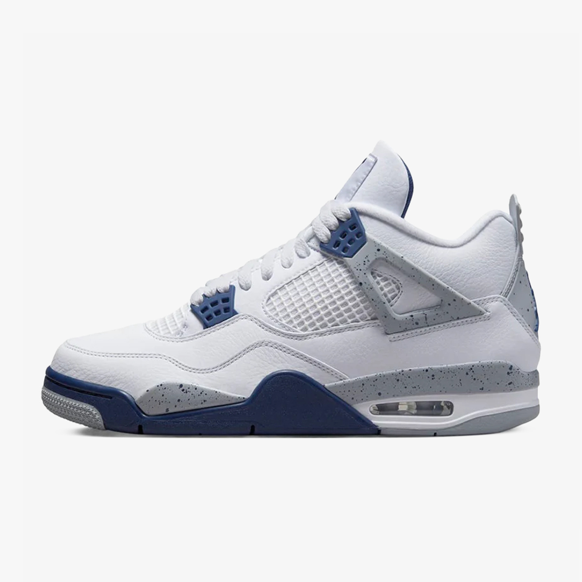 Air Jordan 4 Retro Midnight Navy - vedere laterală