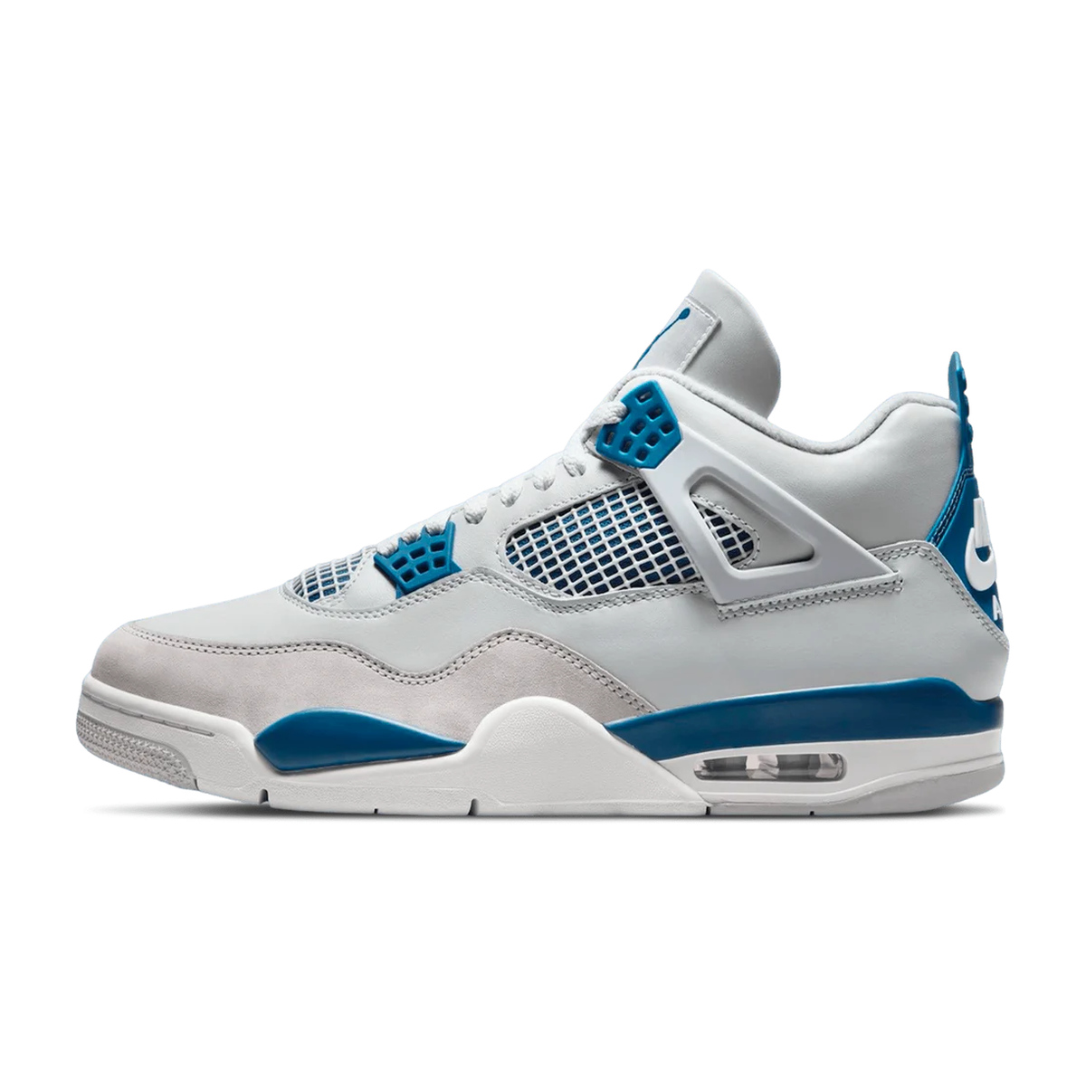 Air Jordan 4 Retro Military Blue - vedere laterală