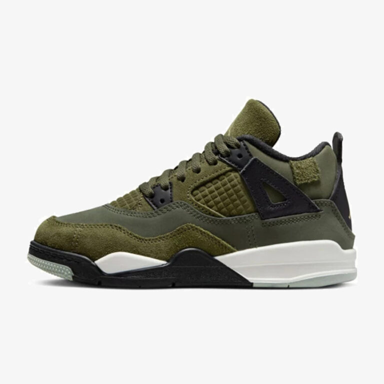 Air Jordan 4 Retro SE Craft "Medium Olive" - vedere laterală