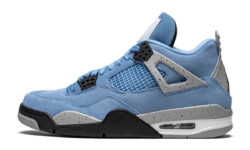 Air Jordan 4 Retro University Blue - vedere laterală