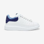 Alexander McQueen Oversized Sneaker – White/Blue, profil lateral spre dreapta