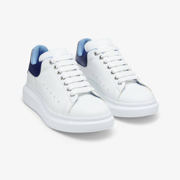 Alexander McQueen Oversized Sneaker – White/Blue, pereche, vedere din față