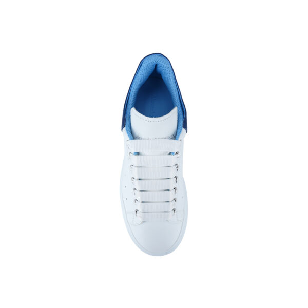 Alexander McQueen Oversized Sneaker – White/Blue, vedere de sus