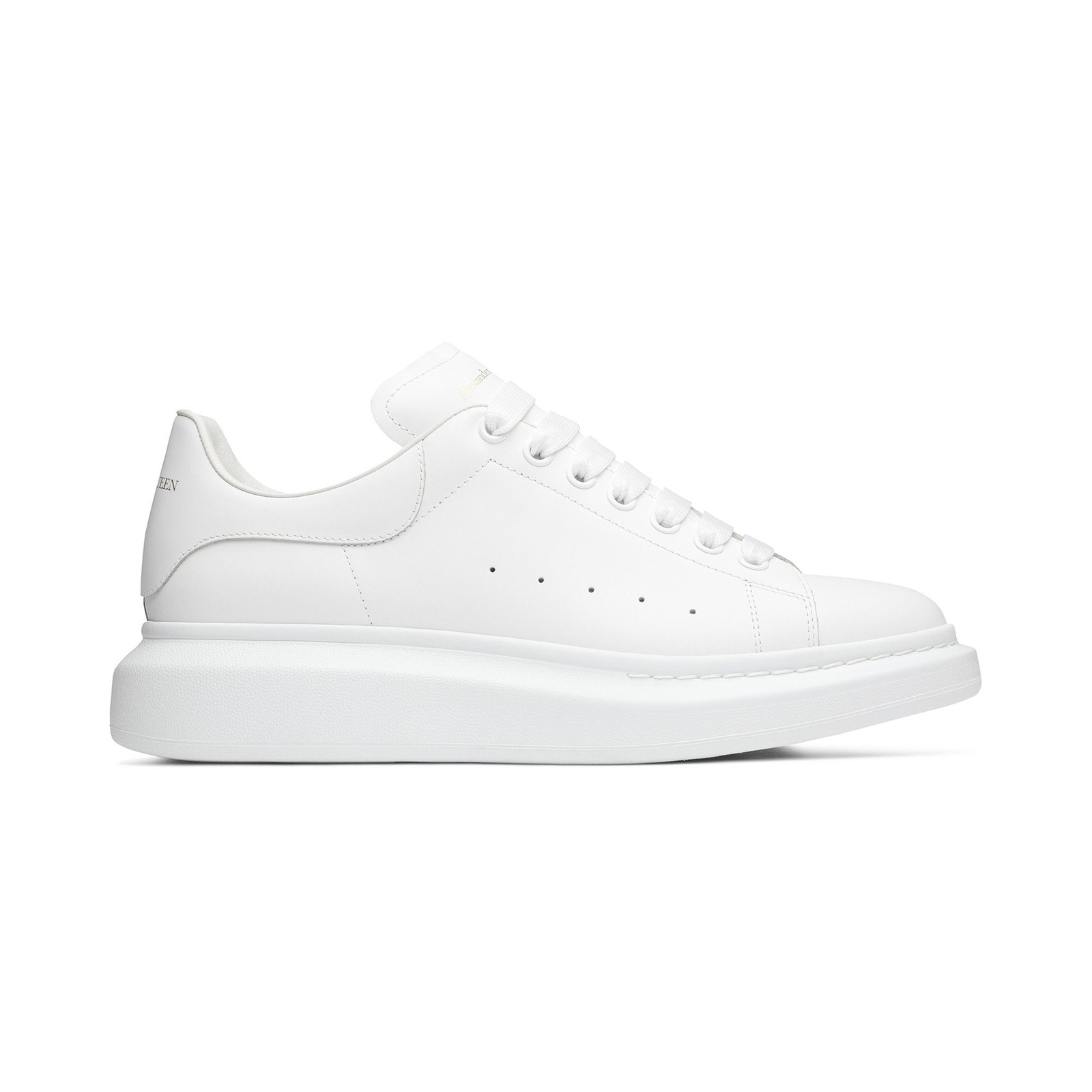 Alexander McQueen Oversized Sneaker White, profil lateral spre dreapta