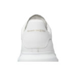 Alexander McQueen Oversized Sneaker White, detaliu călcâi și logo