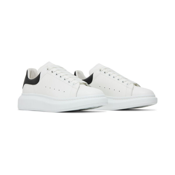 Alexander McQueen Oversized Sneaker White/Black, pereche, vedere din față