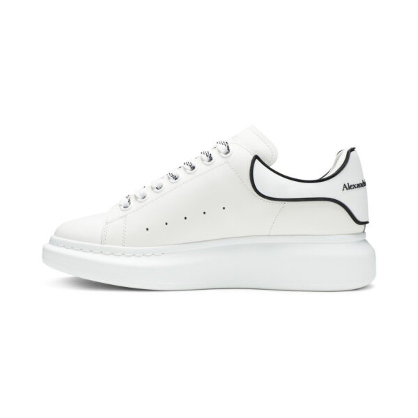 Alexander McQueen Oversized White Lace Up, profil lateral opus