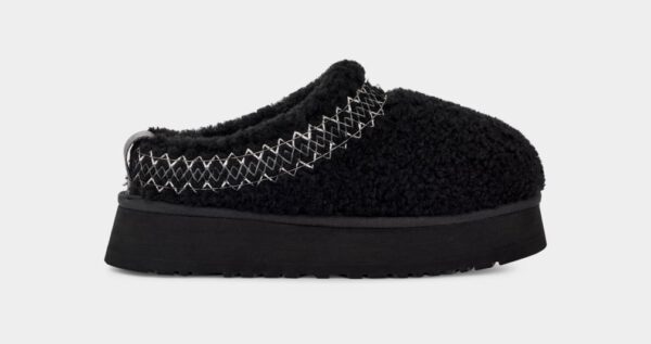 UGG Tazz Slipper Heritage Braid Black – vedere 3